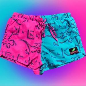 Gecko Hawaii Womens Retro Split Board Shorts